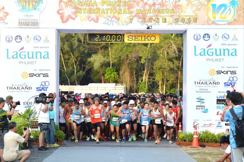 Юбилейный марафон прошел в Лагуне Пхукета