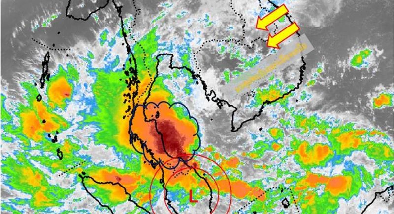 По югу Таиланда выпущено метеорологическое предупреждение