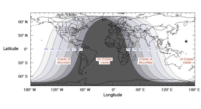 Полное лунное затмение можно будет увидеть 31 января на Пхукете