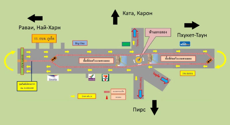 Движение в районе кольца Чалонга реорганизуют в июне