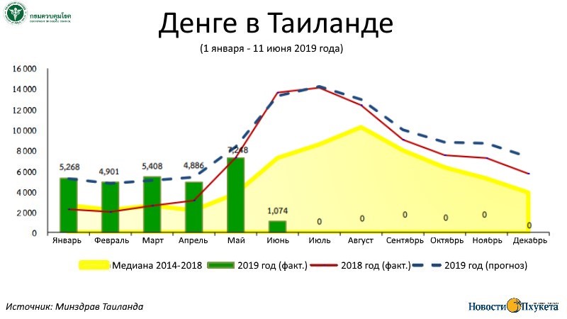 В Таиланде объявили эпидемию денге на фоне продолжающегося пять месяцев роста заболеваемости