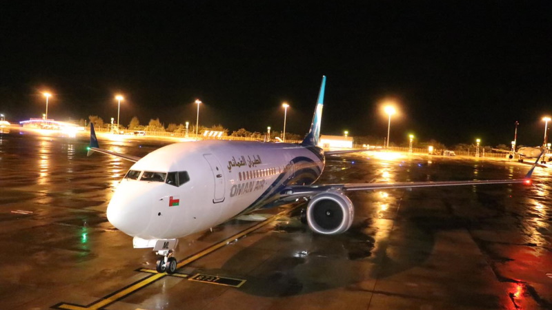 Первый в новом сезоне рейс Oman Air прибыл на Пхукет