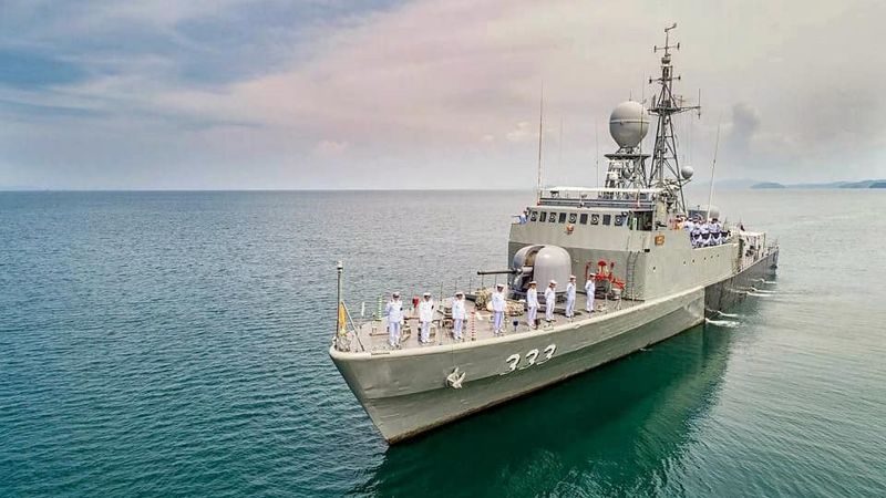 Боевой корабль HTMS Phuket прибыл нести службу на Пхукете