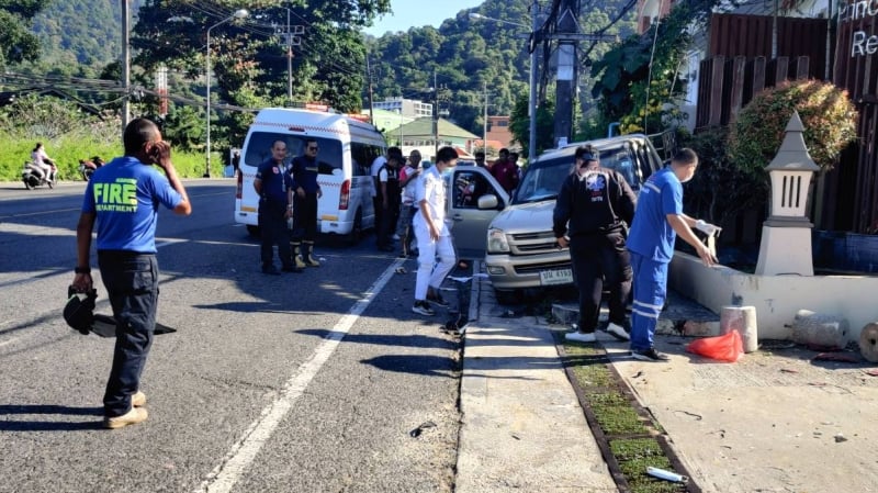 Мотоциклистка погибла в дорожной аварии в туристической части Пхукета